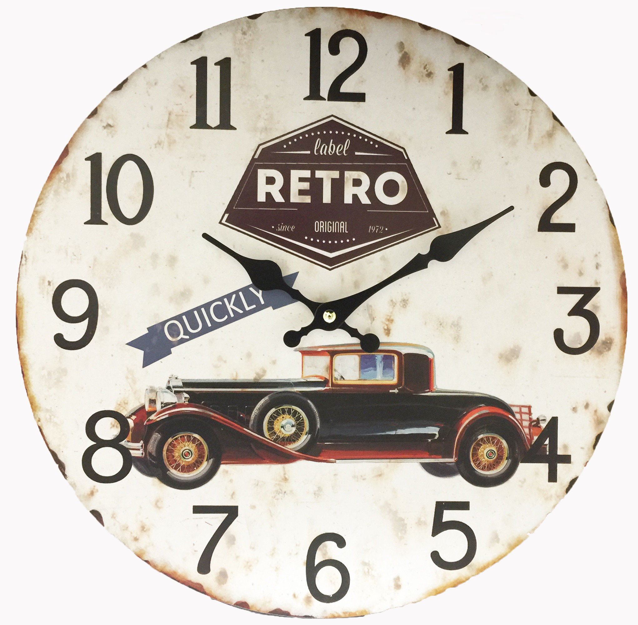Creative Motion 13" Classic Car Wall Clock & Reviews Wayfair